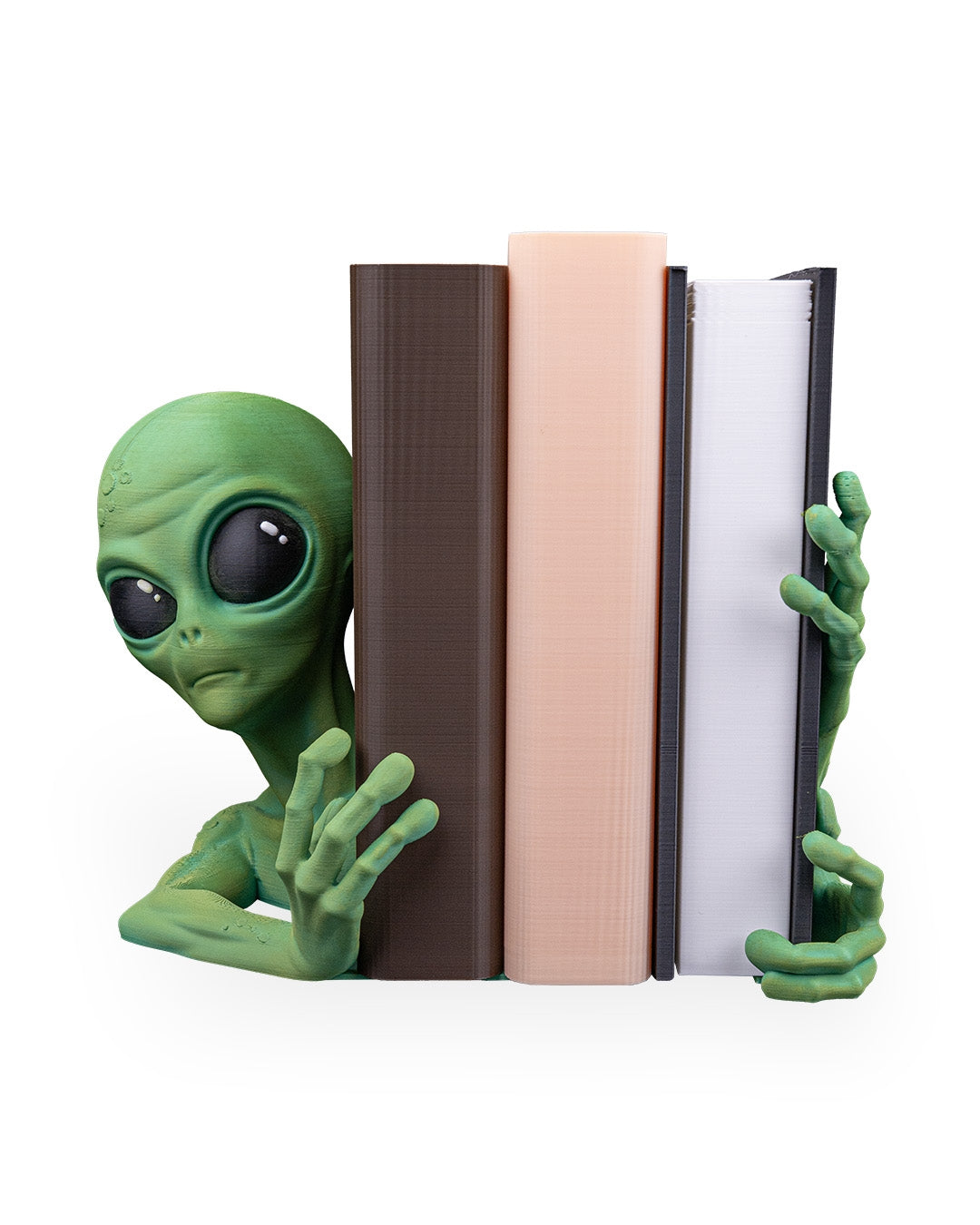 Shelf Invader Alien Bookend