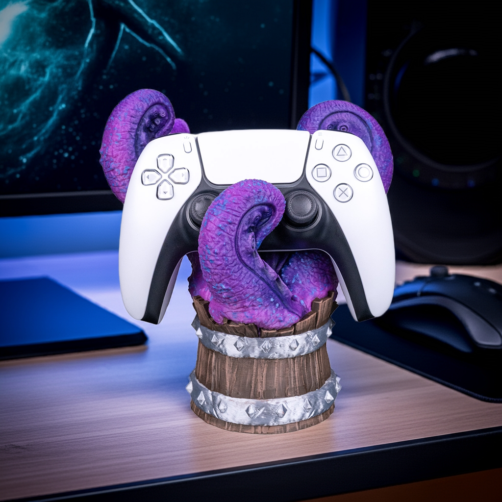 Barrel Royale Controller Holder hand painted