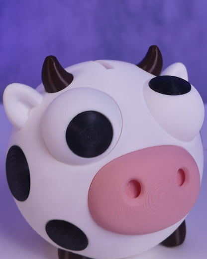 Moo-ney Saves Cow Coin Bank